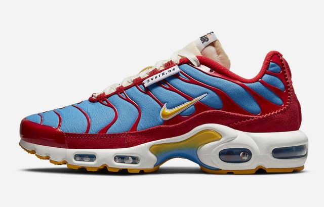 Nike Air Max Plus SE DC9332-600 Men's Running Shoes Blue Red-82